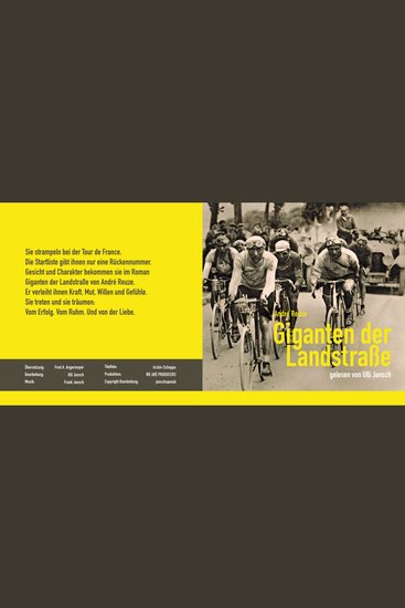 Giganten der Landstraße Giants On The Chaussee - Ein Tour de France Roman A Novel about the Tour de France - cover