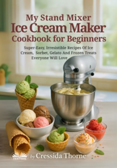 My Stand Mixer Ice Cream Maker Cookbook For Beginners - Super-Easy Irresistible Recipes Of Ice Cream Sorbet Gelato And Frozen Treats Everyone Will Love - cover