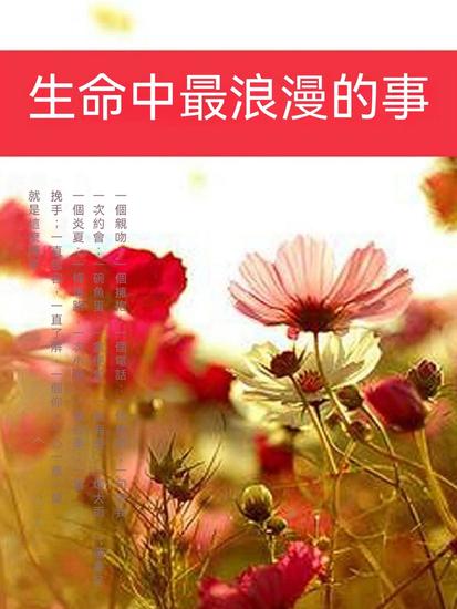 生命中最浪漫的事 - 繁體中文版 - cover