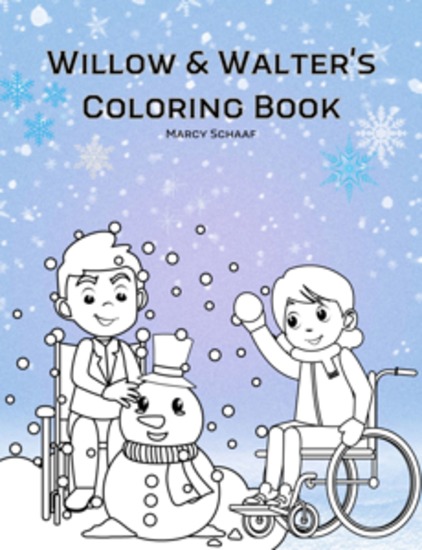 Willow & Walter's Winter Coloring Book - Companion to storybook - cover
