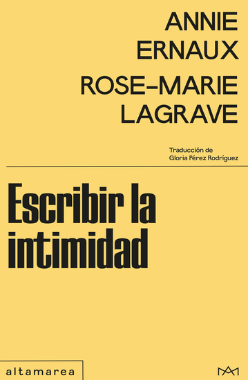 Escribir la intimidad - cover
