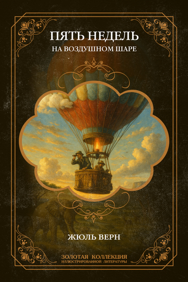 Пять недель на воздушном шаре - Путешествие трех англичан по Африке - cover