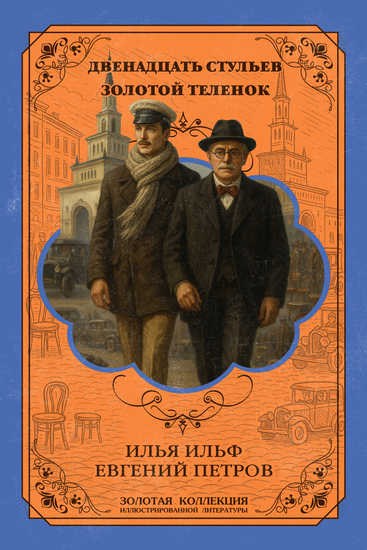 Двенадцать стульев Золотой телёнок Расширенное иллюстрированное издание - Классика советской сатиры в полном и восстановленном виде - cover