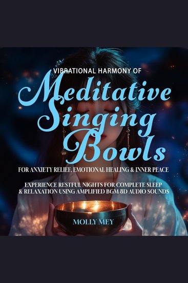 Vibrational Harmony of Meditative Singing Bowls for Anxiety Relief Emotional Healing & Inner Peace - Experience Restful Nights for Complete Sleep & Relaxation using Amplified BGM 8D Audio Sounds - cover