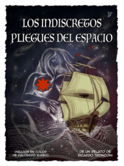 Los indiscretos pliegues del espacio - cómic en color y cuento - cover