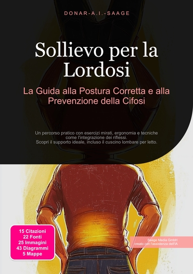 Sollievo per la Lordosi - La Guida alla Postura Corretta e alla Prevenzione della Cifosi - cover