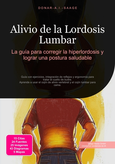 Alivio de la Lordosis Lumbar - La guía para corregir la hiperlordosis y lograr una postura saludable - cover