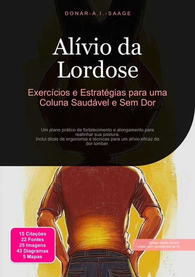 Alívio da Lordose - Exercícios e Estratégias para uma Coluna Saudável e Sem Dor - cover
