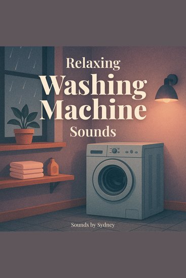 Relaxing Washing Machine Sounds - Gentle Laundry ASMR for Babies Deep Sleep & Stress Relief - cover
