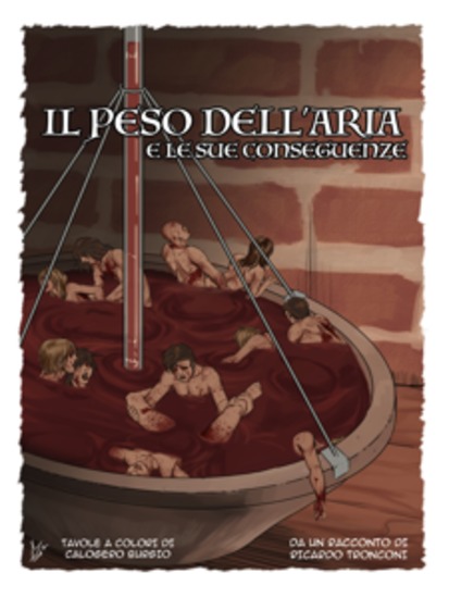 Il peso dell'aria - fumetto a colori e racconto - cover