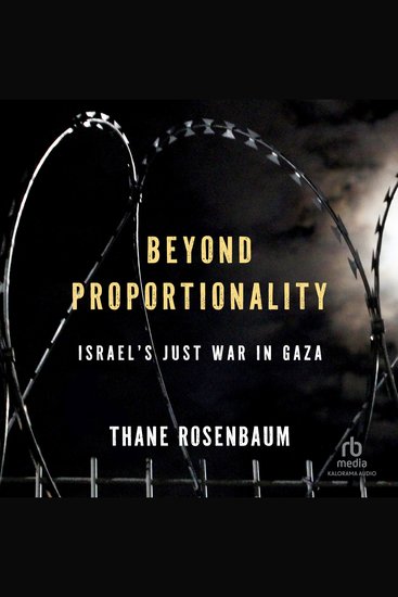 Beyond Proportionality - Israel's Just War in Gaza - cover