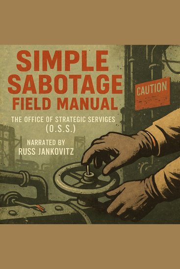 Simple Sabotage Field Manual - cover