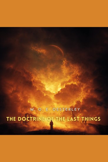 The Doctrine of the Last Things - cover