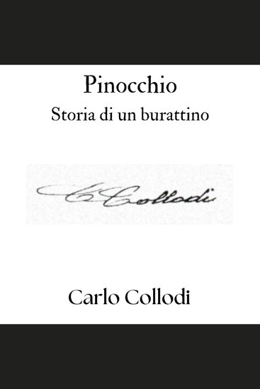 Pinocchio - Storia di un burattino - cover