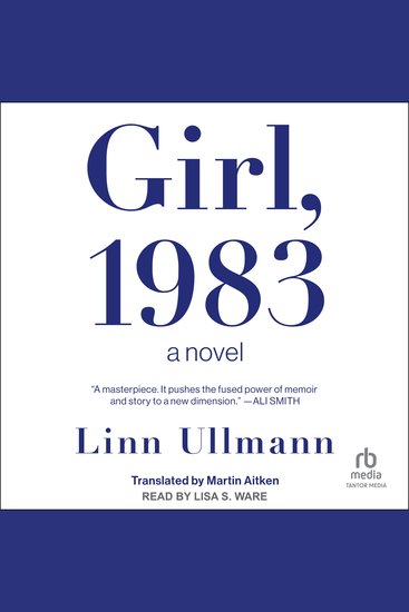 Girl 1983 - A Novel - cover