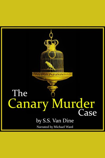 The Canary Murder Case - cover