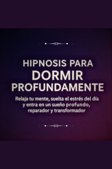 Hipnosis para Dormir Profundamente - Relaja tu mente suelta el estrés del día y entra en un sueño profundo reparador y transformador - cover