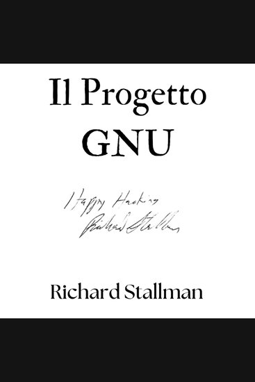 Il Progetto GNU - cover