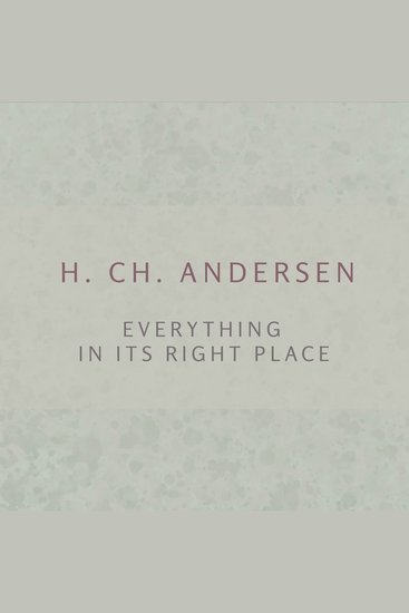 Everything in its right place - cover