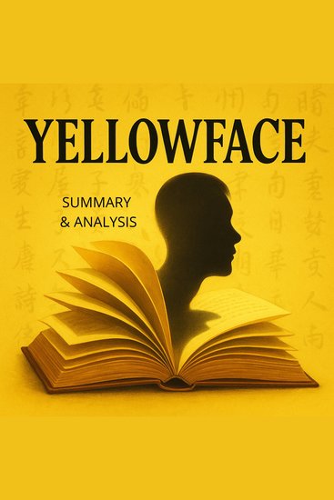 Book Summary &Analysis of Yellowface by RF Kuang - cover