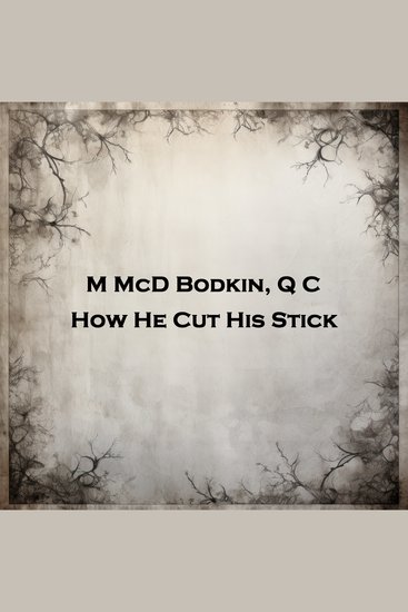 How He Cut His Stick - An unearthed gem of detective fiction - cover