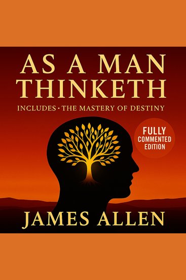 As a Man Thinketh - The Complete and Annotated Edition – With Modern Commentary Historical Introduction and Practical Insights to Transform Your Life - cover