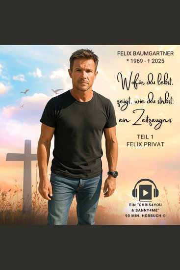 Felix Baumgartner – Wofür du lebst zeigt wie du stirbst: Ein Zeitzeugnis (ohne Hintergrundmusik!) - Ein privates Porträt über Werte Verluste und persönliche Entscheidungen - cover