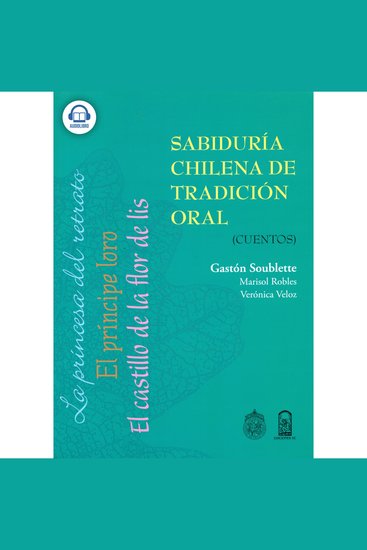 Sabiduría chilena de tradición oral - Cuentos - cover