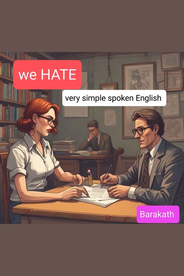 We hate - very simple spoken English - cover