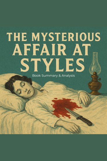 Book summary & analysis of The Mysterious Affair at Styles by Agatha Christie - cover