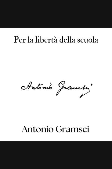 Per la libertà della scuola - cover