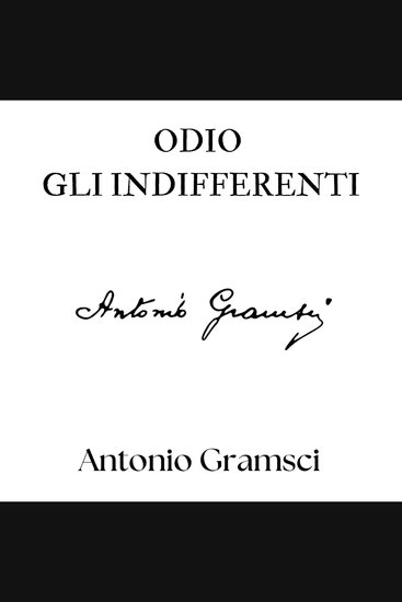 Odio gli indifferenti - cover