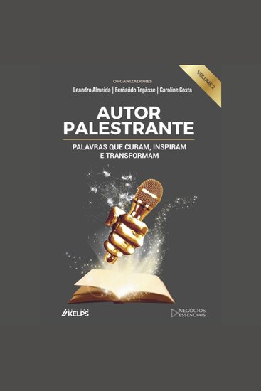 Autor palestrante - palavras que curam inspiram e transformam - cover