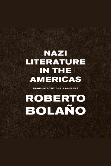 Nazi Literature in the Americas - cover