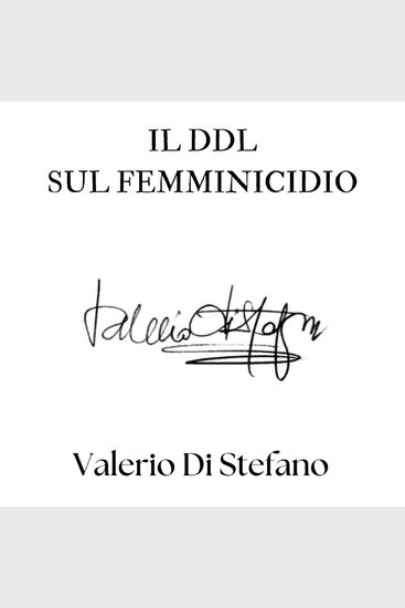 Il DDL sul femminicidio - cover