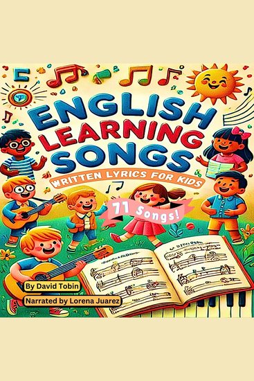 English Learning Songs: Written Lyrics for Kids - cover