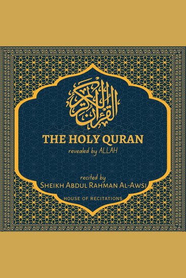 Holy Quran The - Sheikh Abdul Rahman Al-Awsi - cover
