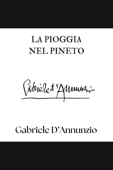La pioggia nel pineto - cover