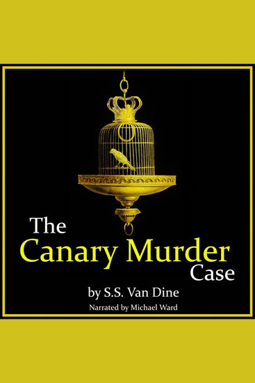 The Canary Murder Case - cover