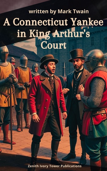 A Connecticut Yankee in King Arthur's Court - Mark Twain's Satirical Time-Travel Adventure through Camelot - cover