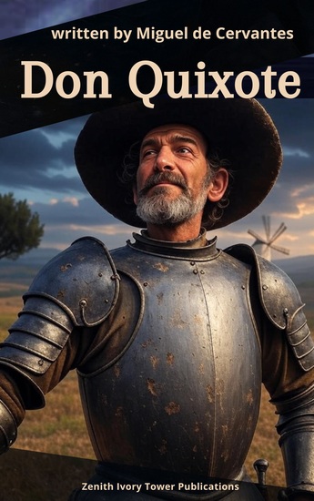 Don Quixote - Miguel de Cervantes' Timeless Satire of Chivalry Madness and the Power of Imagination - cover