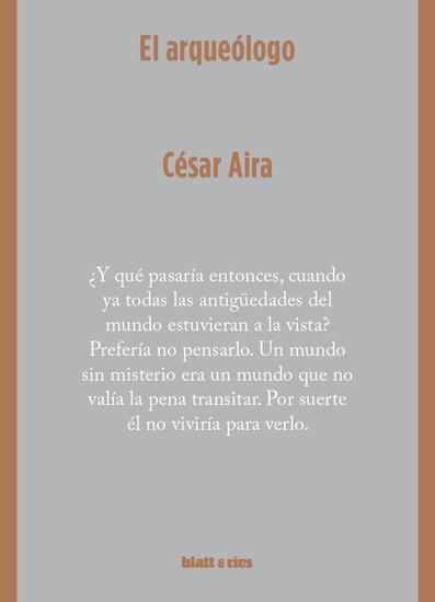 El arqueólogo - cover