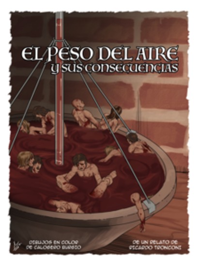 El peso del aire - cómic en color - cover
