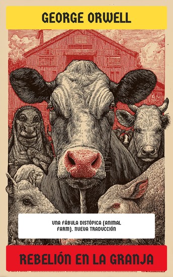Rebelión en la granja - Una fábula distópica (Animal Farm) - cover