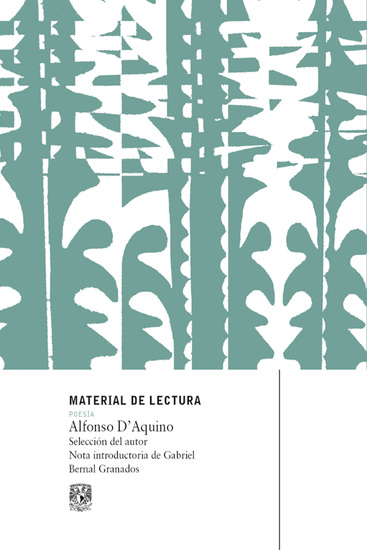 Material de lectura Alfonso D'Aquino - cover