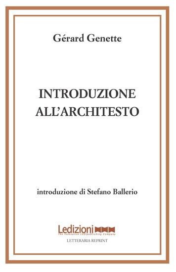 Introduzione all'architesto - cover