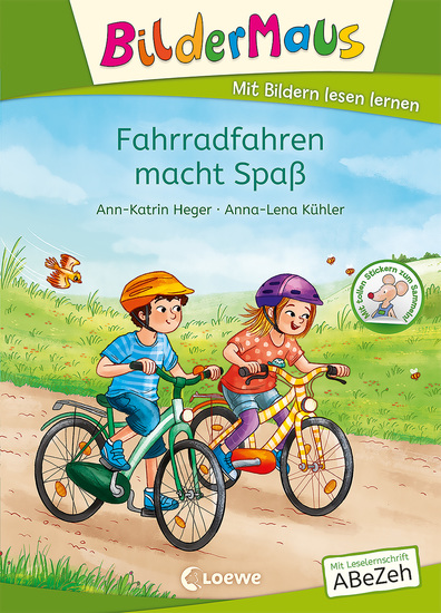 Bildermaus - Fahrradfahren macht Spaß - Mit Bildern lesen lernen - Ideal für die Vorschule und Leseanfänger ab 5 Jahren - Mit Leselernschrift ABeZeh - cover