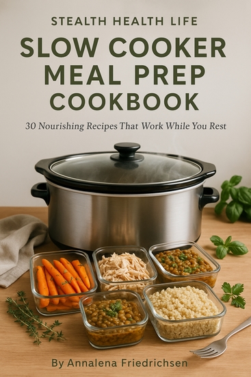 Stealth Health Life Slow Cooker Meal Prep Cookbook - 30 Nourishing Recipes That Work While You Rest - cover