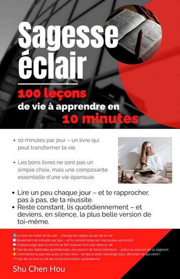 Sagesse éclair - 100 leçons de vie à apprendre en 10 minutes - cover
