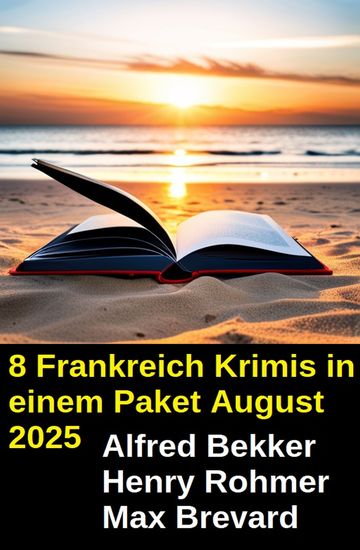 8 Frankreich Krimis in einem Paket August 2025 - cover